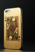 Iphone 5/5s poker cover: QUEEN